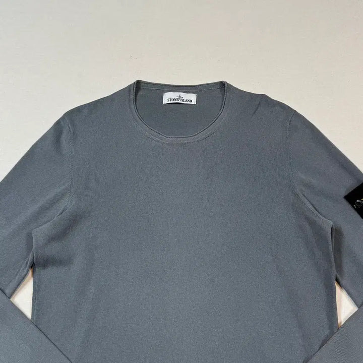 [BUNJANG] Stone Island Gray Knit / L) 스톤아일랜드 와펜 그레이 니트
