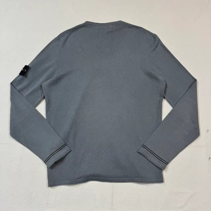 [BUNJANG] Stone Island Gray Knit / L) 스톤아일랜드 와펜 그레이 니트