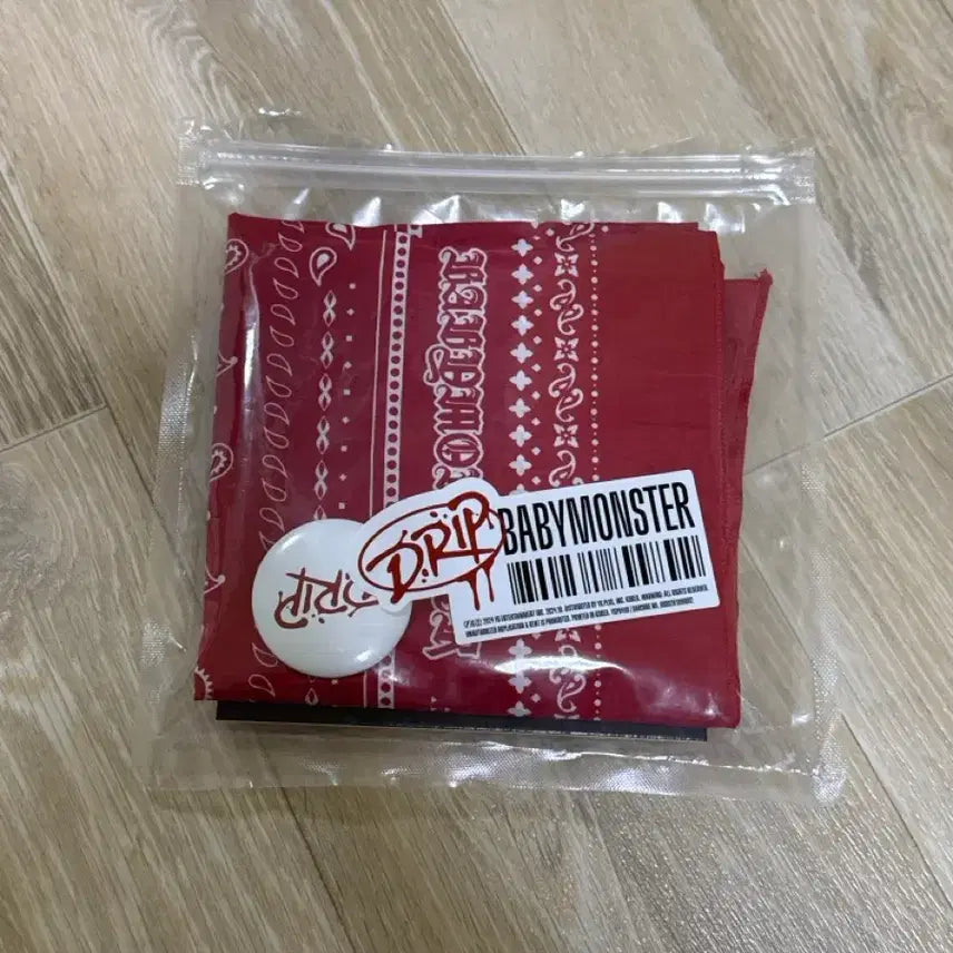 [BUNJANG] BabyMonster Limited Edition Drip Album (Unsealed) / 베이비몬스터 한정판 반다나 앨범 drip 단순개봉