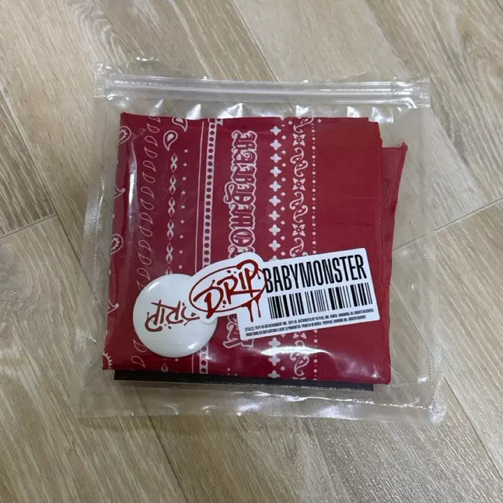[BUNJANG] BabyMonster Limited Edition Drip Album (Unsealed) / 베이비몬스터 한정판 반다나 앨범 drip 단순개봉