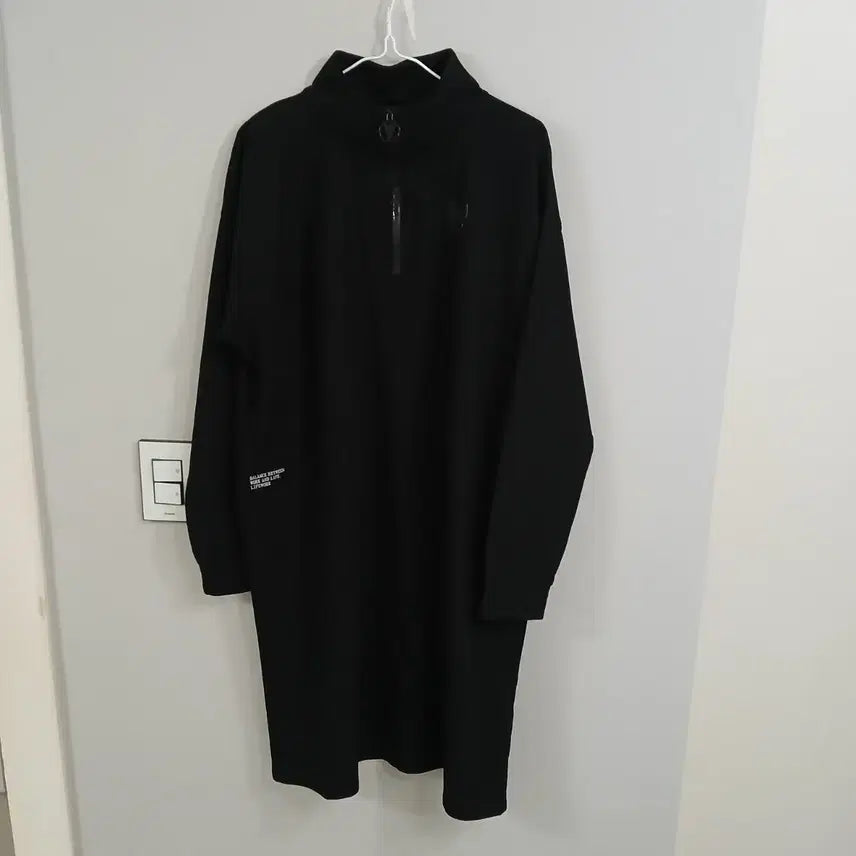 [BUNJANG] LifeWork Black Half-Zip One-Piece Dress / 라이프워크 블랙 반집업 원피스 정품 free