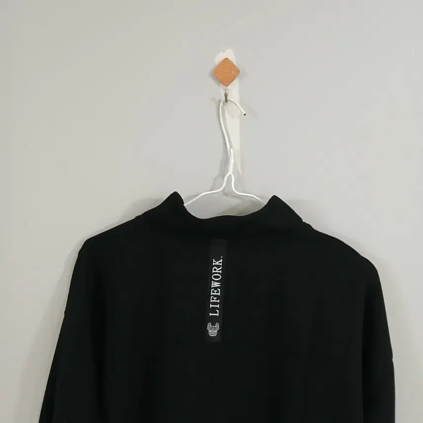 [BUNJANG] LifeWork Black Half-Zip One-Piece Dress / 라이프워크 블랙 반집업 원피스 정품 free