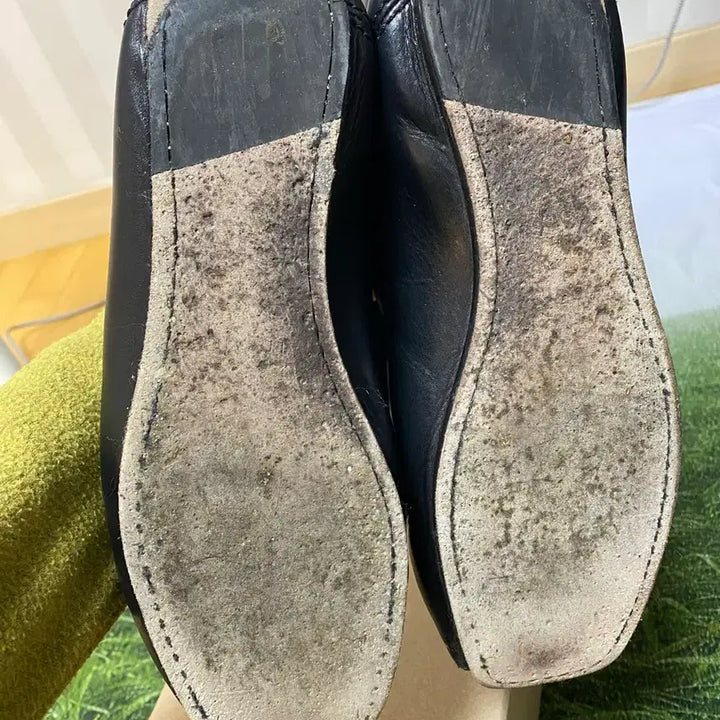 [BUNJANG] LEMAIRE Leather Mule 265 / LEMAIRE 르메르 블랙 레더 뮬 265 베지터블 소가죽