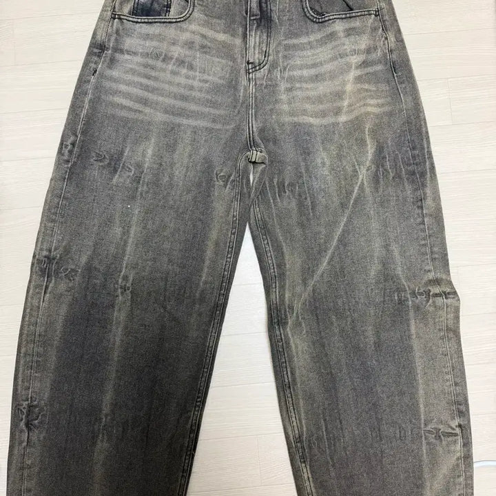 [BUNJANG] Millo Archive Reflect Curved Pants L Washed Brown / 밀로아카이브 리플렉트 커브드 팬츠 L 워시드브라운