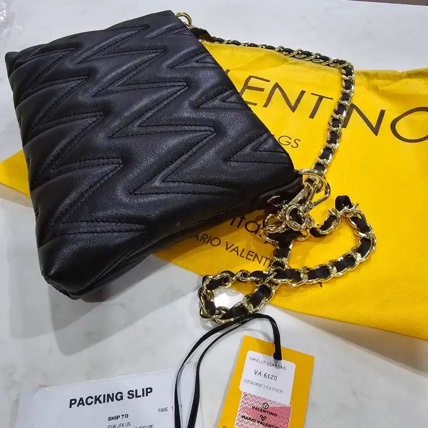 [SOLD OUT] 정품  Valentino 발렌티노 Vanille Diamond 레더 체인