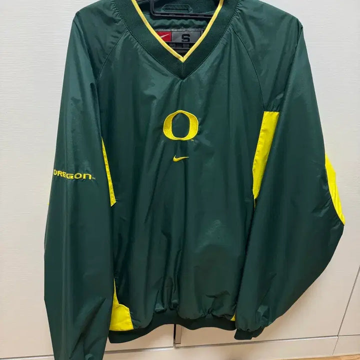 [BUNJANG] Nike Oregon Warm-Up Windbreaker Jacket / 나이키 오레곤 웜업 바람막이 그린/옐로우
