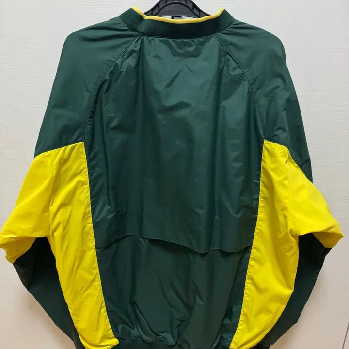 [BUNJANG] Nike Oregon Warm-Up Windbreaker Jacket / 나이키 오레곤 웜업 바람막이 그린/옐로우