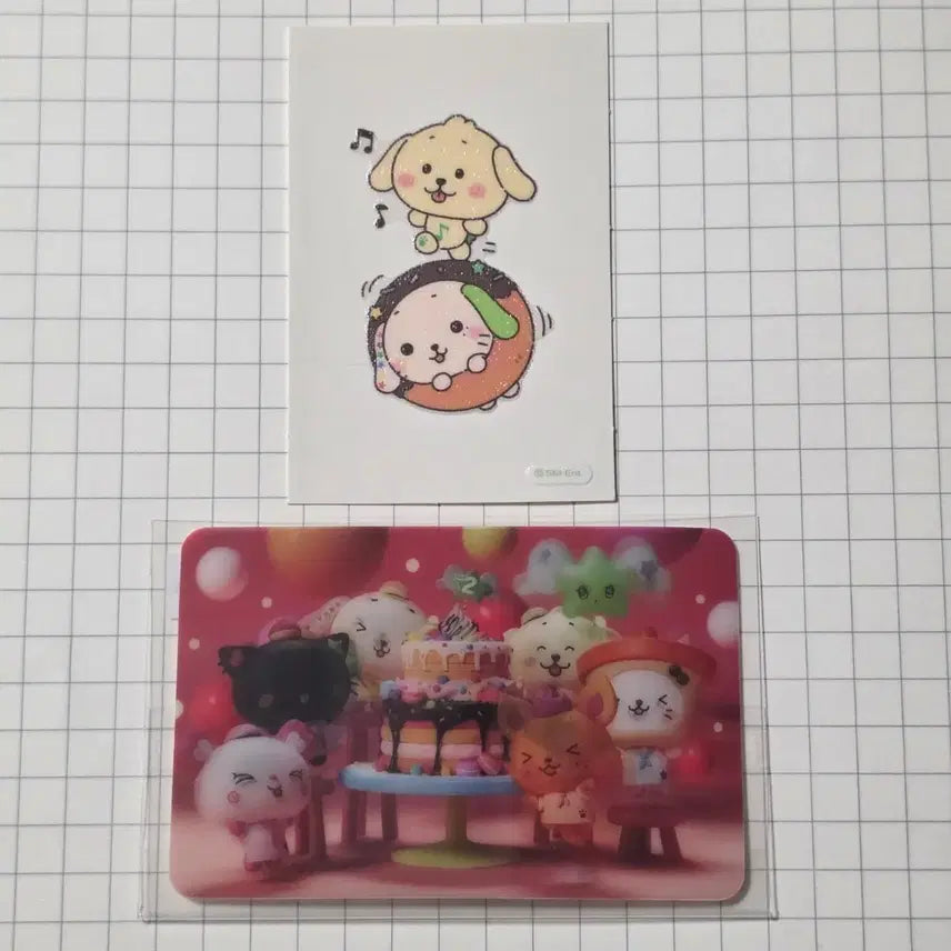 [BUNJANG] Wish Bakery Lenticular Bundle Set / 위시베이커리 띠부씰/렌티큘러 일괄