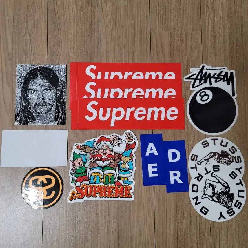 [BUNJANG] Supreme Stussy Adererror Sticker / 슈프림 스투시 정품스티커