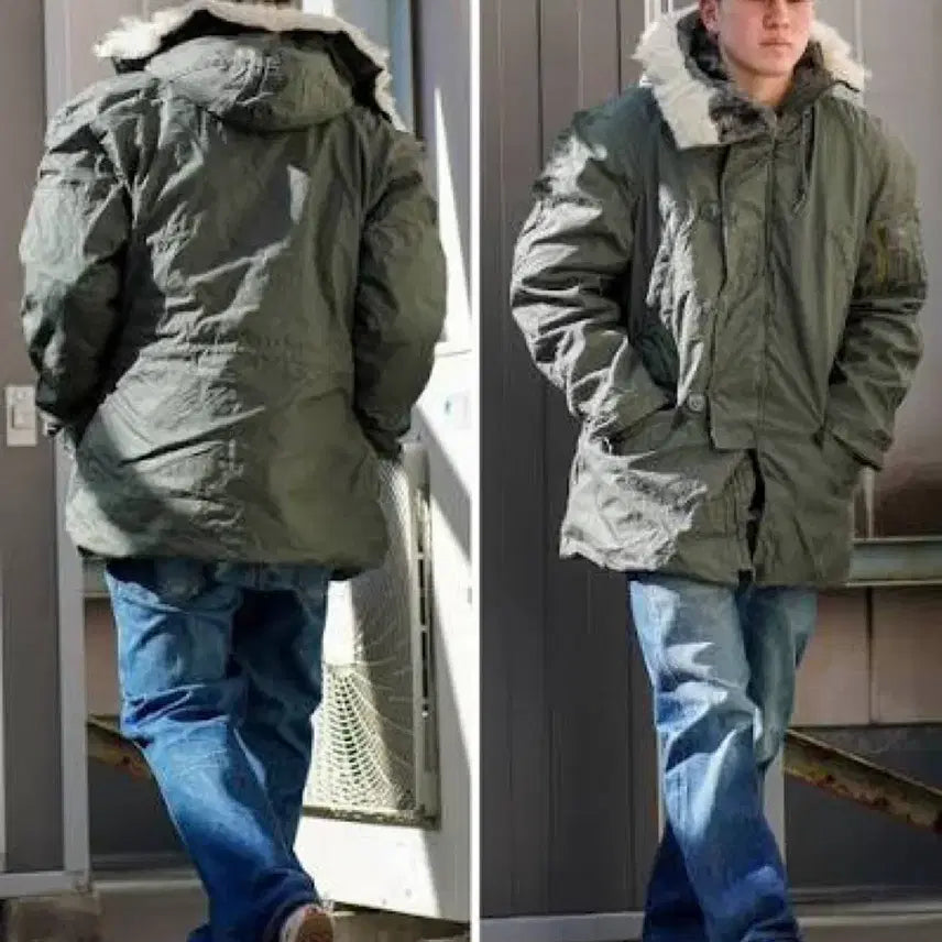 [BUNJANG] Greenbrier N3B Original Parka Jacket / n3b 오리지널 데드스탁 그린브리어 92년산 large 새상품