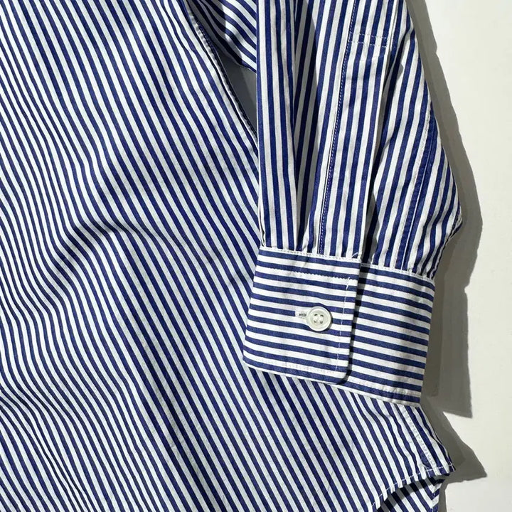 [BUNJANG] Comme des Garcons Play Heart Patch Stripe Shirt / [S] 꼼데가르송 플레이 하트와펜 스트라이프 셔츠