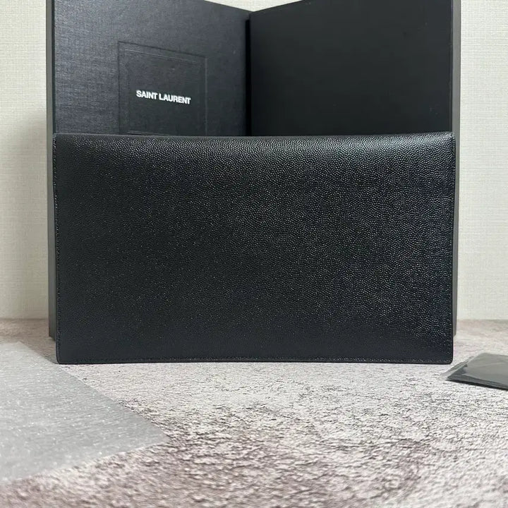 [BUNJANG] Yves Saint Laurent Uptown Clutch Black / [풀구성] 입생로랑 업타운 클러치 블랙