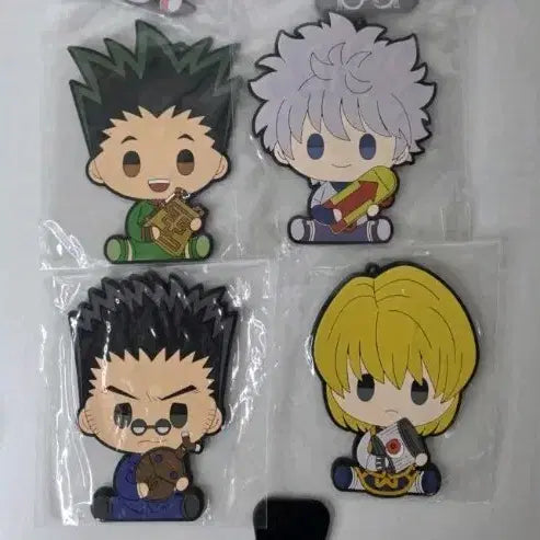 [BUNJANG] Hunter Hunter Rubber Coaster Bundle Set / 미개봉) 헌터헌터 고무 코스터 헌시조 4종 일괄