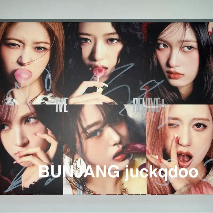 [BUNJANG] IVE Signed Album / 아이브 리바이브+ 친필싸인앨범 ive revive signed album