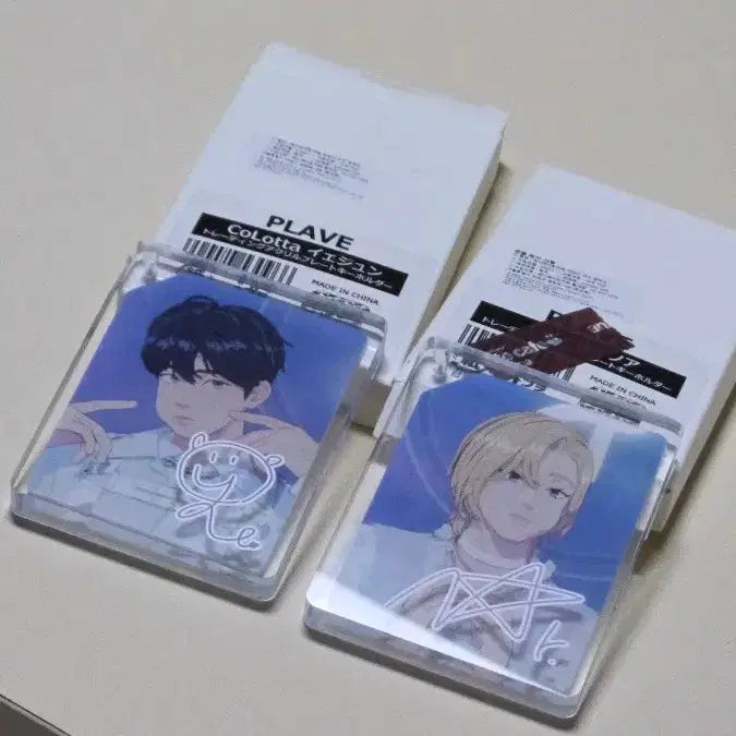 [BUNJANG] PLAVE Yejun Noah Animate Acrylic Plate Keychain Set / 플레이브 예준 노아 애니메이트 아크릴 플레이트 키홀더