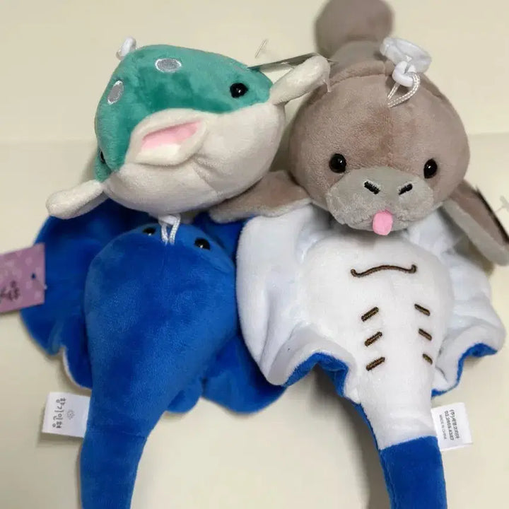 [BUNJANG] Scented Animal Plush Keyring Set - Ray, Pufferfish, Seal / 향기인형 바다동물 인형 키링 모음/ 가오리, 복어, 바다표범