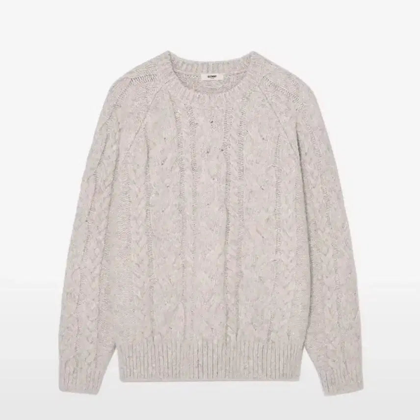 [BUNJANG] Glony G Cable Pullover Gray / 글로니 G CABLE PULLOVER 그레이