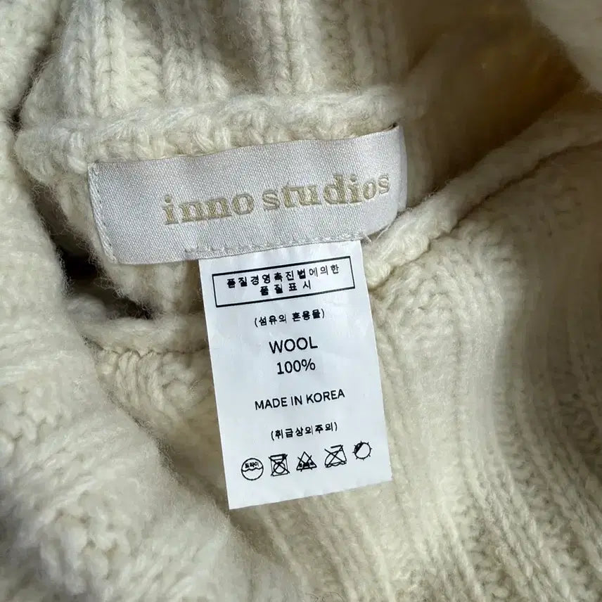 [BUNJANG] Inno Studios Long Knit Vest / Inno Studios 롱 니트 새상품