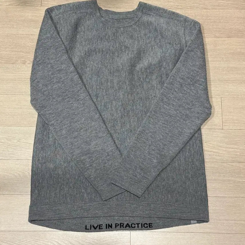 [BUNJANG] Lululemon Air Knit Gray Large / 룰루레몬 에어 니트 그레이 라지
