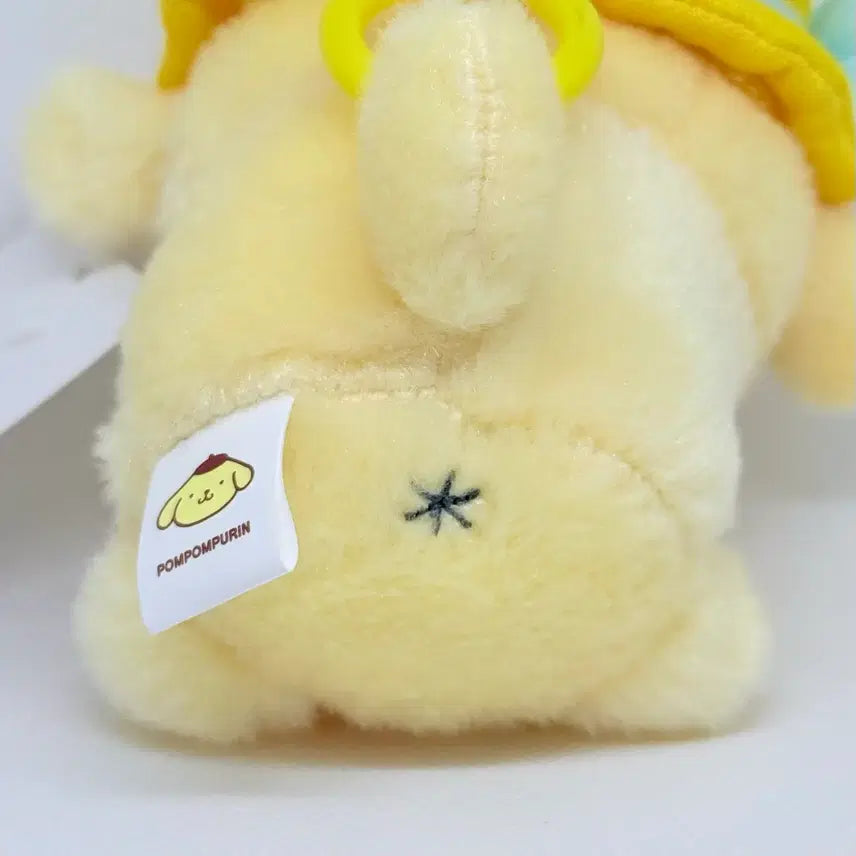 [BUNJANG] Sanrio Pompompurin Plush Keyring / 산리오 폼폼푸린 인형 키링