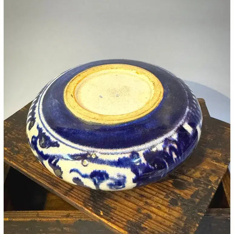 [BUNJANG] Qing Dynasty Blue and White Porcelain Brush Washer / 고대 문방용품 - 청대 청화백자 필세