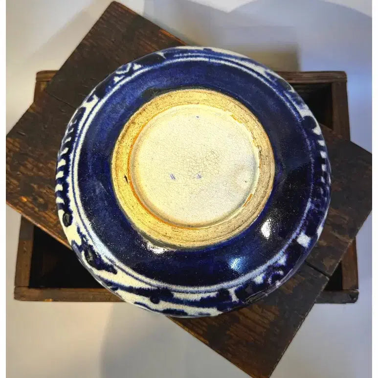 [BUNJANG] Qing Dynasty Blue and White Porcelain Brush Washer / 고대 문방용품 - 청대 청화백자 필세
