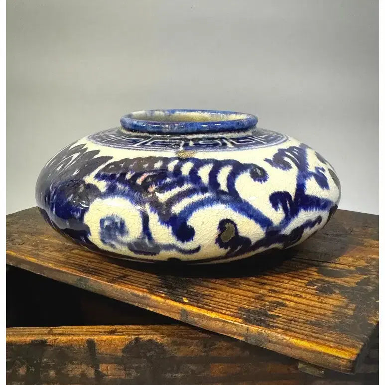 [BUNJANG] Qing Dynasty Blue and White Porcelain Brush Washer / 고대 문방용품 - 청대 청화백자 필세
