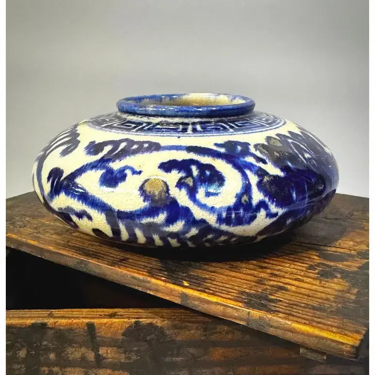 [BUNJANG] Qing Dynasty Blue and White Porcelain Brush Washer / 고대 문방용품 - 청대 청화백자 필세