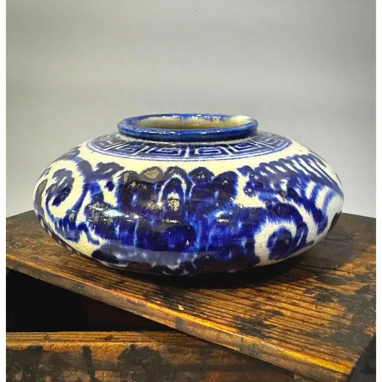 [BUNJANG] Qing Dynasty Blue and White Porcelain Brush Washer / 고대 문방용품 - 청대 청화백자 필세
