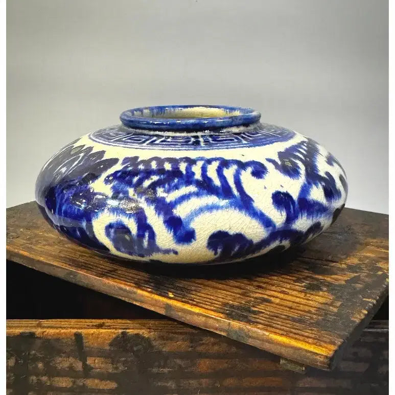 [BUNJANG] Qing Dynasty Blue and White Porcelain Brush Washer / 고대 문방용품 - 청대 청화백자 필세