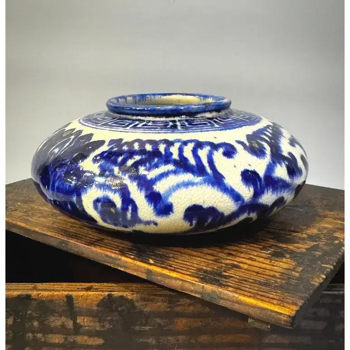 [BUNJANG] Qing Dynasty Blue and White Porcelain Brush Washer / 고대 문방용품 - 청대 청화백자 필세
