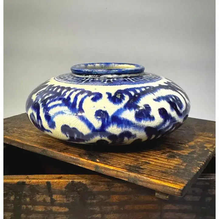 [BUNJANG] Qing Dynasty Blue and White Porcelain Brush Washer / 고대 문방용품 - 청대 청화백자 필세