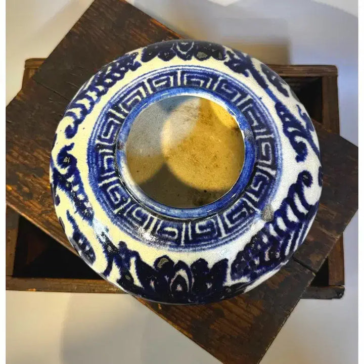 [BUNJANG] Qing Dynasty Blue and White Porcelain Brush Washer / 고대 문방용품 - 청대 청화백자 필세