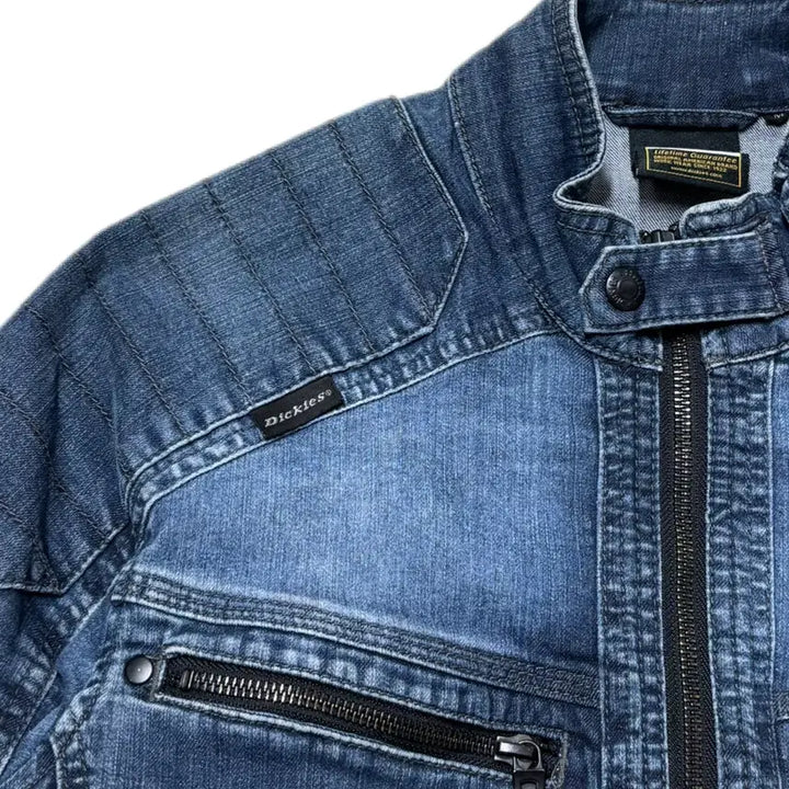 [BUNJANG] Dickies Denim Biker Jacket / 디키즈 데님 바이커자켓 레이싱자켓 워크자켓