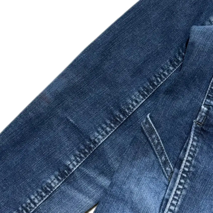 [BUNJANG] Dickies Denim Biker Jacket / 디키즈 데님 바이커자켓 레이싱자켓 워크자켓