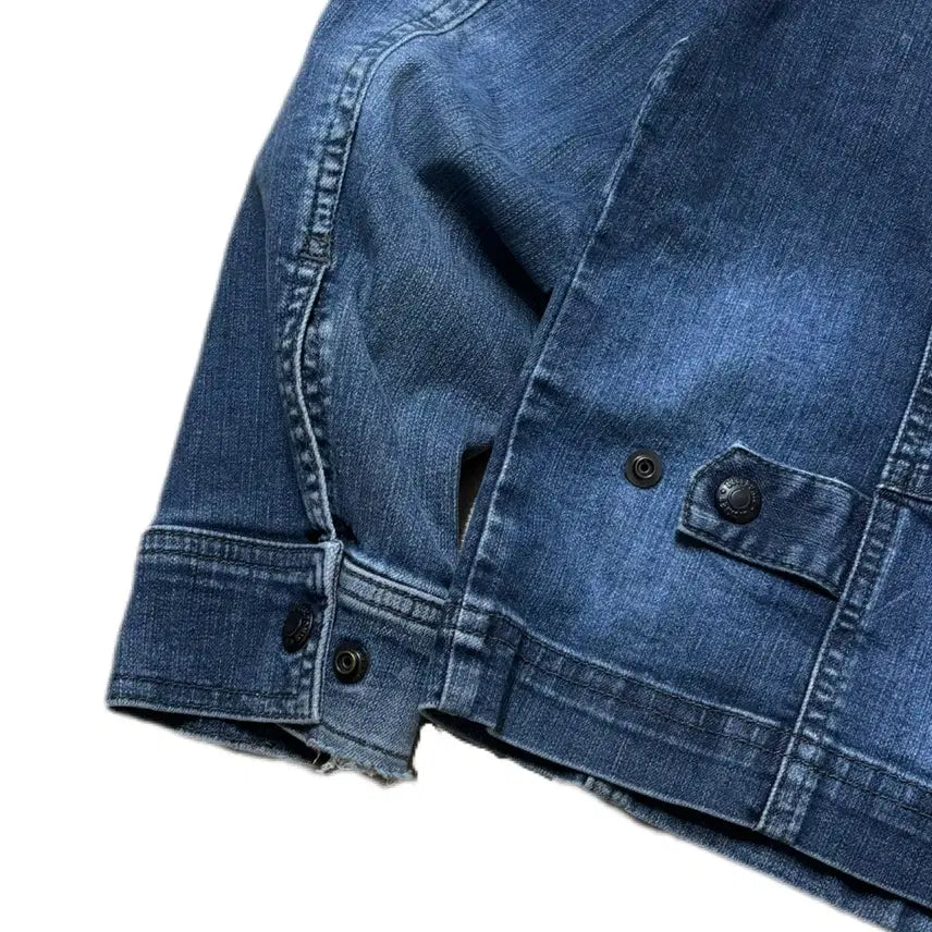 [BUNJANG] Dickies Denim Biker Jacket / 디키즈 데님 바이커자켓 레이싱자켓 워크자켓