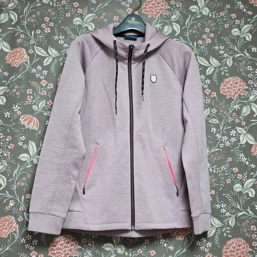 [BUNJANG] K-Swiss Women's Lavender Hoodie 95 / K-Swiss 케이스위스여성간절기 후드집업 라벤더95