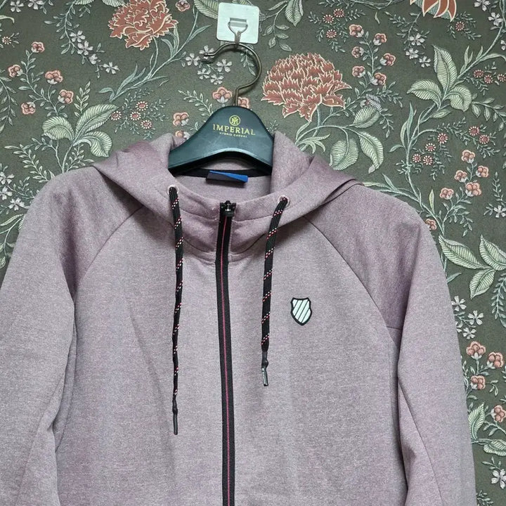 [BUNJANG] K-Swiss Women's Lavender Hoodie 95 / K-Swiss 케이스위스여성간절기 후드집업 라벤더95