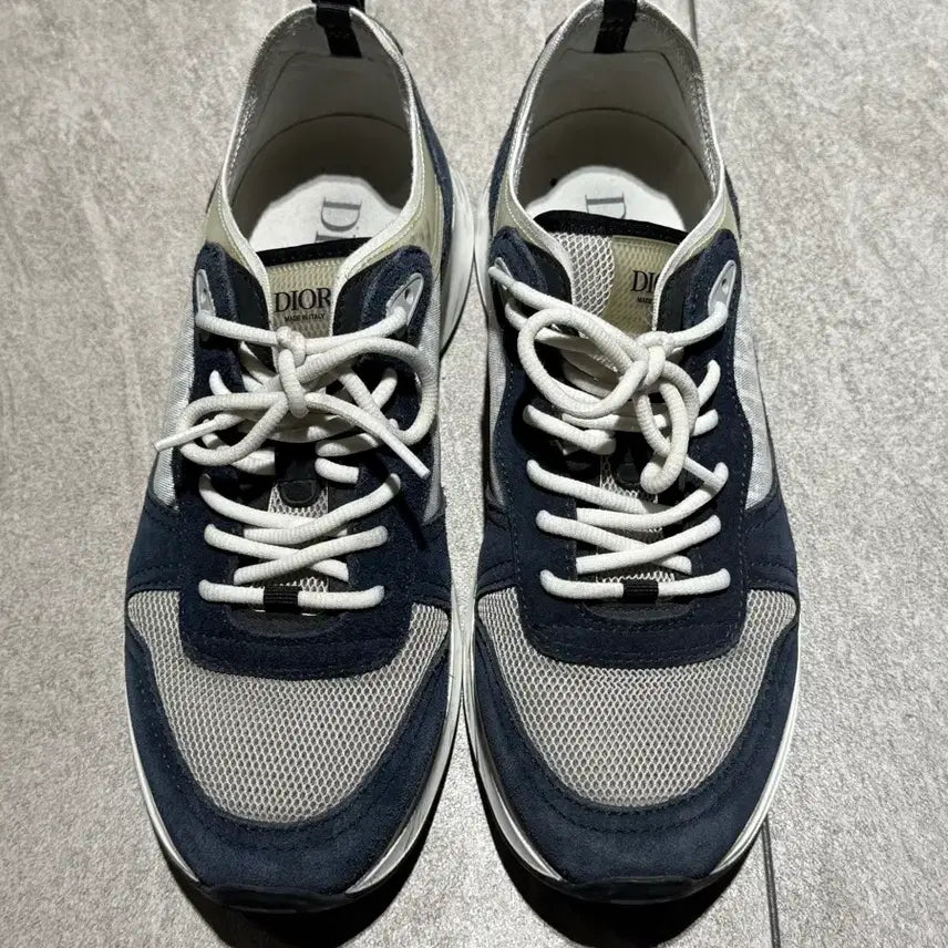[BUNJANG] Dior B25 Runner Sneakers / 디올 B25 러너 스니커즈 블루/그레이