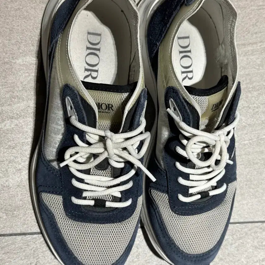 [BUNJANG] Dior B25 Runner Sneakers / 디올 B25 러너 스니커즈 블루/그레이