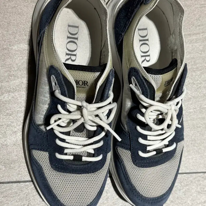 [BUNJANG] Dior B25 Runner Sneakers / 디올 B25 러너 스니커즈 블루/그레이