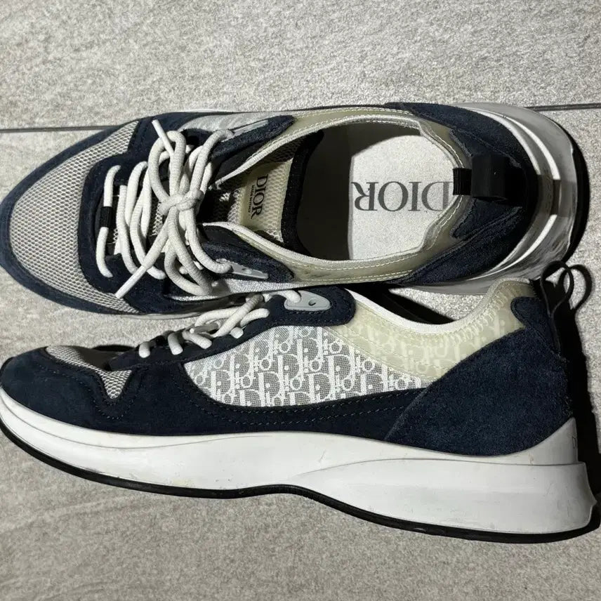 [BUNJANG] Dior B25 Runner Sneakers / 디올 B25 러너 스니커즈 블루/그레이