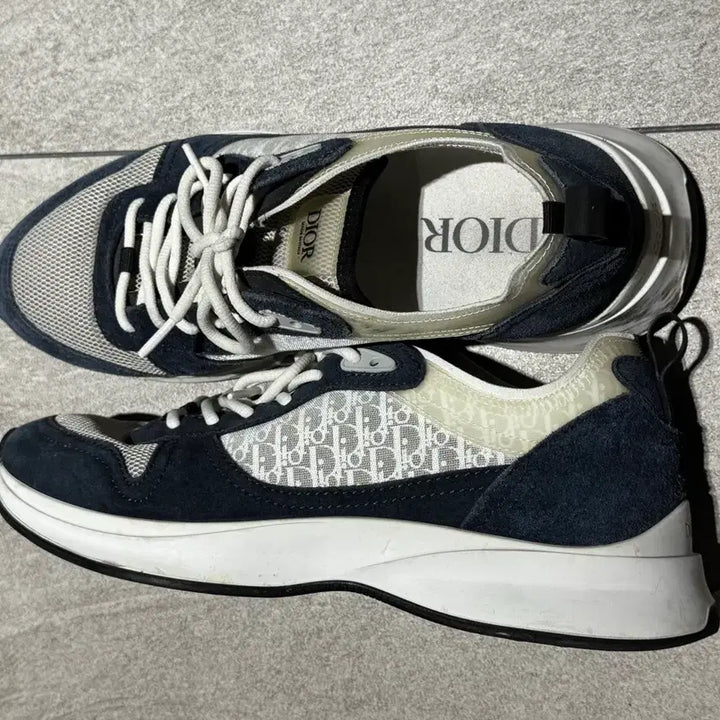 [BUNJANG] Dior B25 Runner Sneakers / 디올 B25 러너 스니커즈 블루/그레이