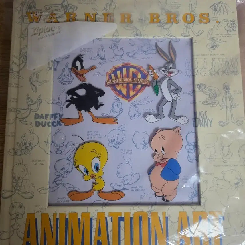 [BUNJANG] Warner Bros. Looney Tunes Animation Art Book Limited Edition / 워너브라더스 루니툰 애니메이션 아트 북 한정판