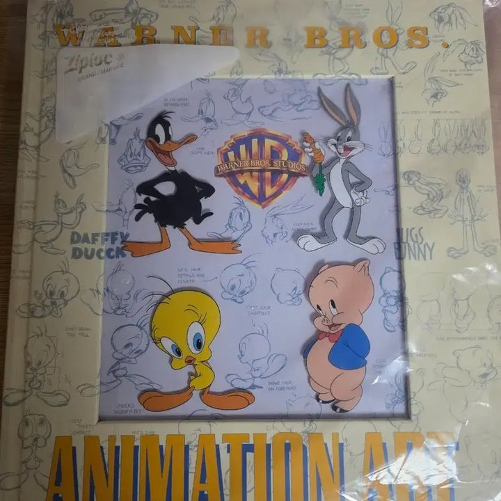 [BUNJANG] Warner Bros. Looney Tunes Animation Art Book Limited Edition / 워너브라더스 루니툰 애니메이션 아트 북 한정판