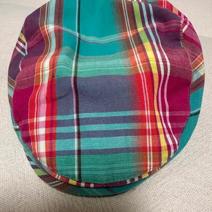 [BUNJANG] Lacoste Check Pattern Hunting Cap / 라코스테 헌팅캡
