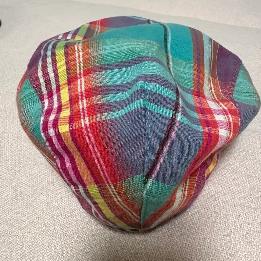 [BUNJANG] Lacoste Check Pattern Hunting Cap / 라코스테 헌팅캡