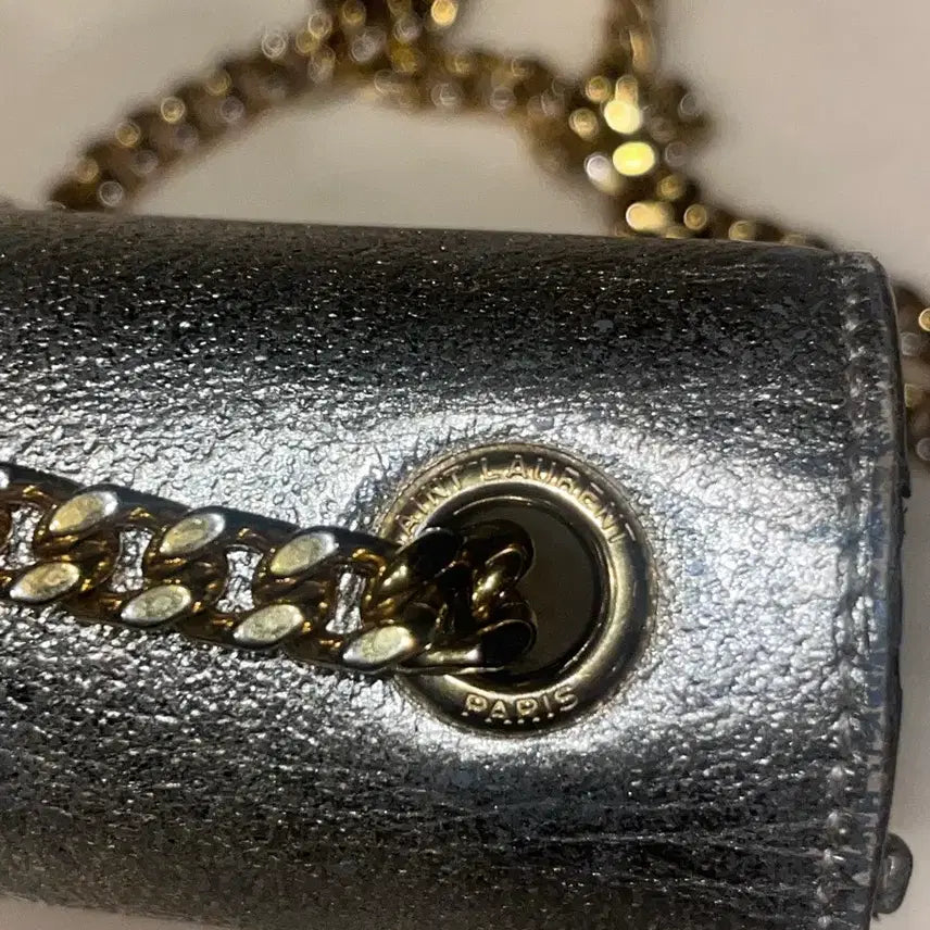 [BUNJANG] Saint Laurent Kate Bag Small Silver Chain Bag / (정품) 생로랑 케이트백 실버 급처