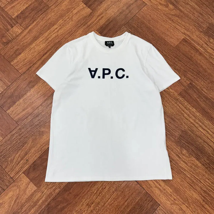 [BUNJANG] A.P.C. VPC Navy Logo Short Sleeve T-Shirt (2XL / 105) / 2XL(105) 아페쎄 VPC 네이비로고 반팔 라운드 티셔츠