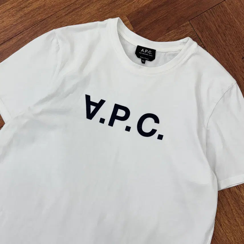 [BUNJANG] A.P.C. VPC Navy Logo Short Sleeve T-Shirt (2XL / 105) / 2XL(105) 아페쎄 VPC 네이비로고 반팔 라운드 티셔츠